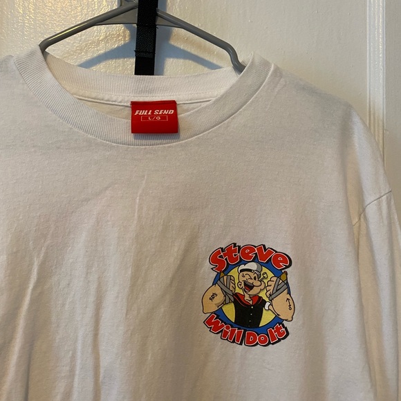 Full Send Stevewilldoit Popeyes Long Sleeve - Picture 2 of 3